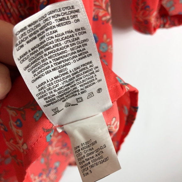 Jessica Simpson Anita Boho Halter-Neck Off-Shoulder Size Small - Picture 6 of 7